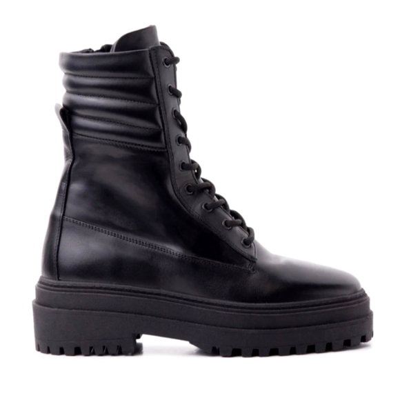 L'intervalle Womens Moto Boots - Picture 2 of 2